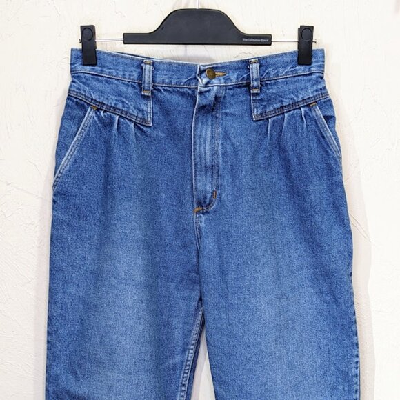 Vintage 70s Wrangler Tapered Jeans Size 14 Medium Wash Western Casual Pants - Picture 2 of 5